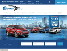 Tablet Screenshot of dupontford.com